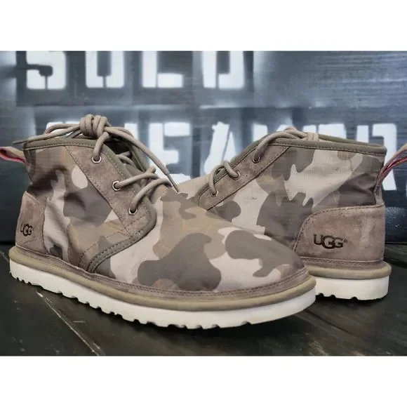 UGG | Shoes | Ugg Neumel Camo Military Green Chukka Boot Mid  display picture 1
